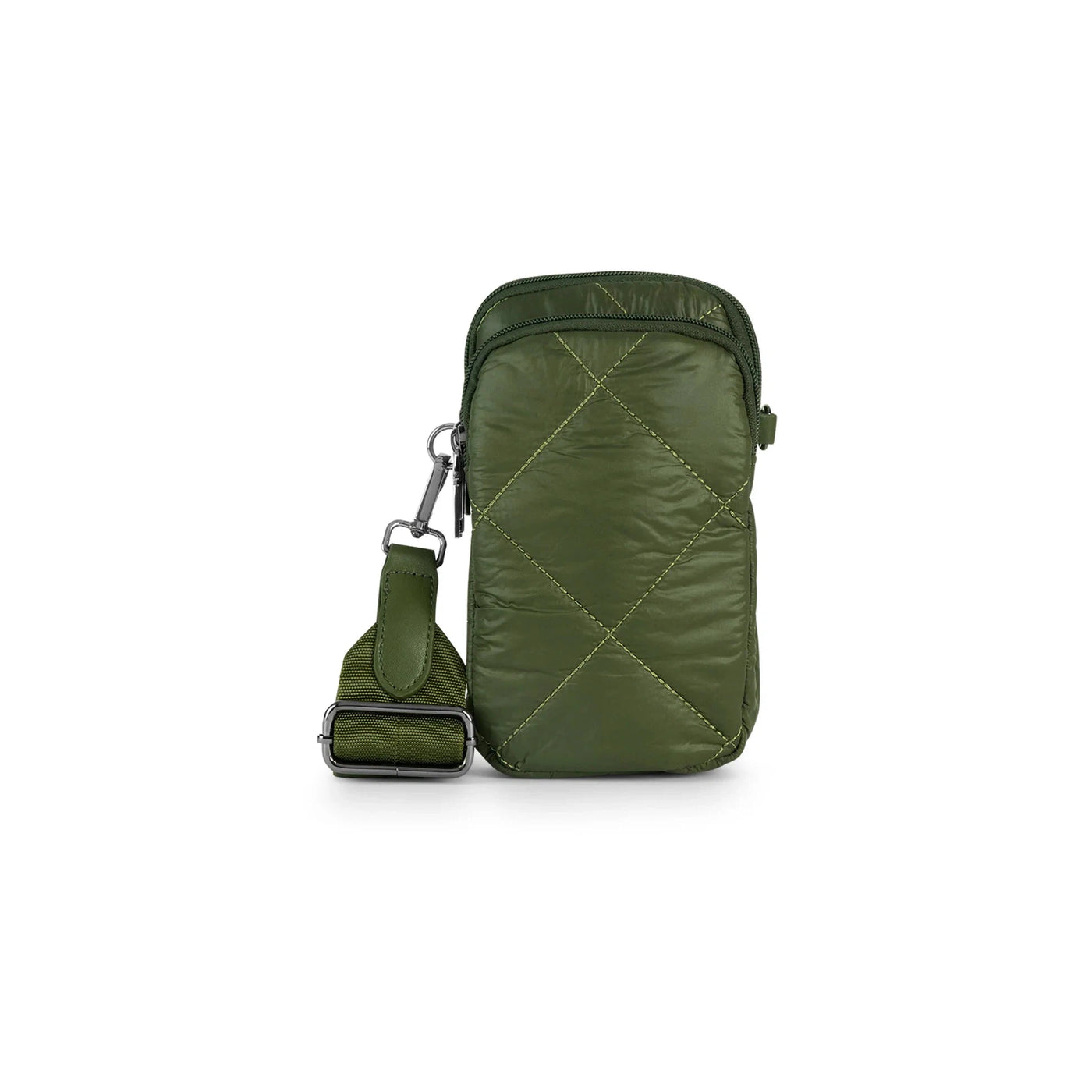 Haute Shore Atlas Phone Bag - Olive Puffer