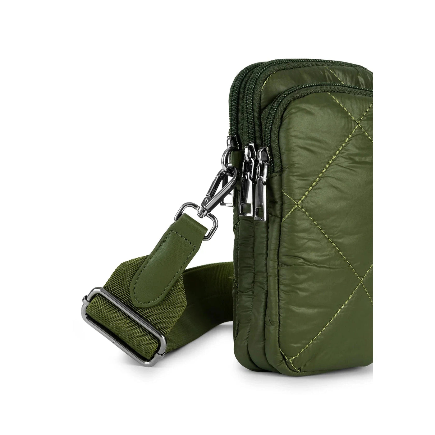 Haute Shore Atlas Phone Bag - Olive Puffer