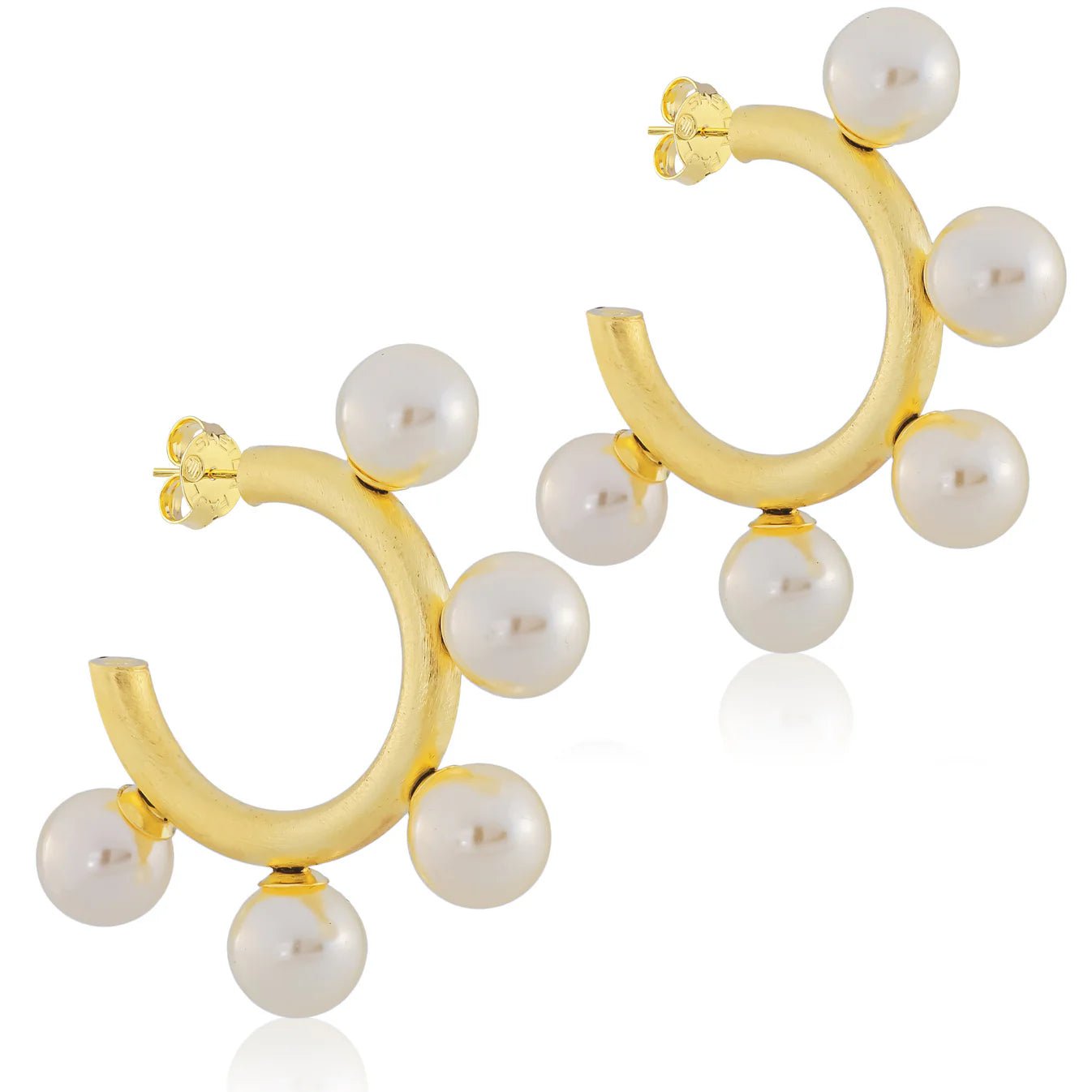 Sheila Fajl Gio Hoops *Gold With Pearls*