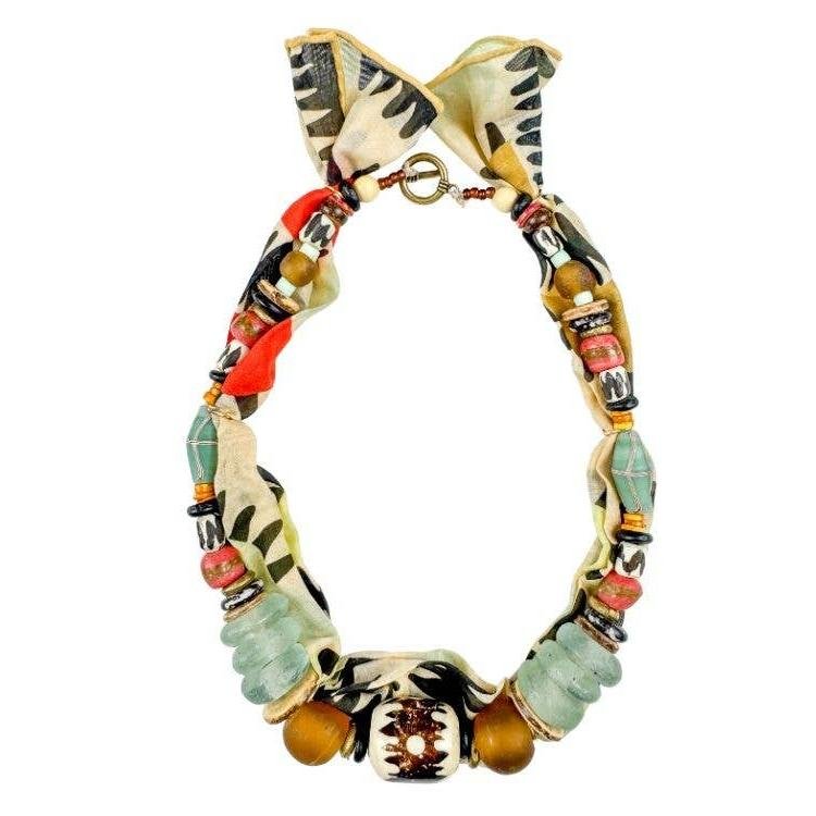 Twine & Twig Beaded Bandana Necklace | Santa Fe
