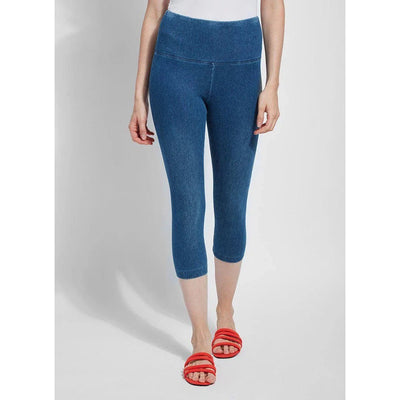 Lysse' Denim Capri - Mid Wash