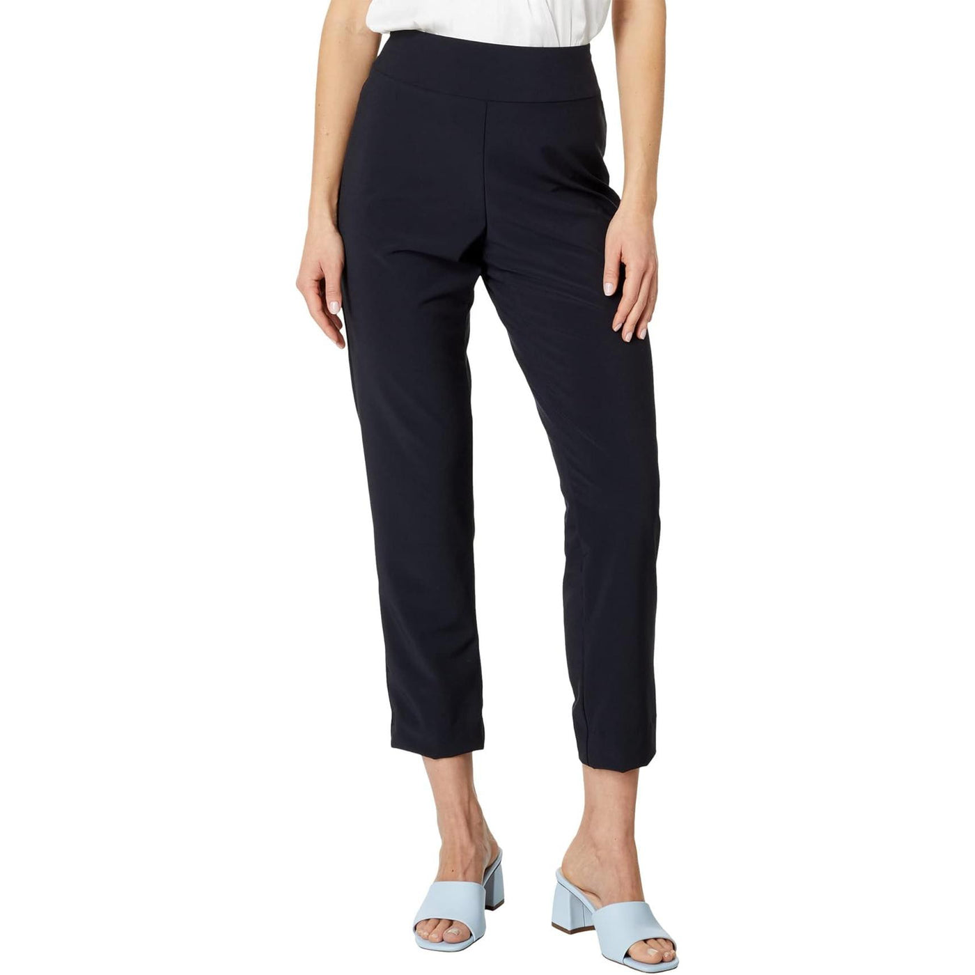 Krazy Larry Pull on Ankle Pant - Navy