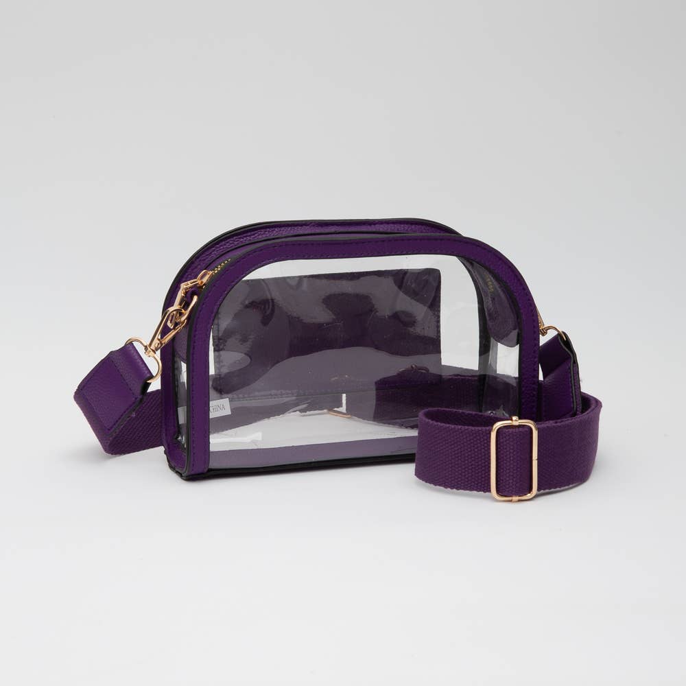 Game Day Stadium Clear Crossbody Bag