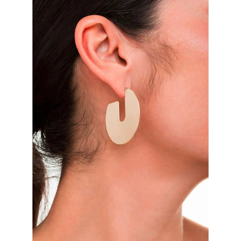 Sheila Fajl Maya Hoops - Gold