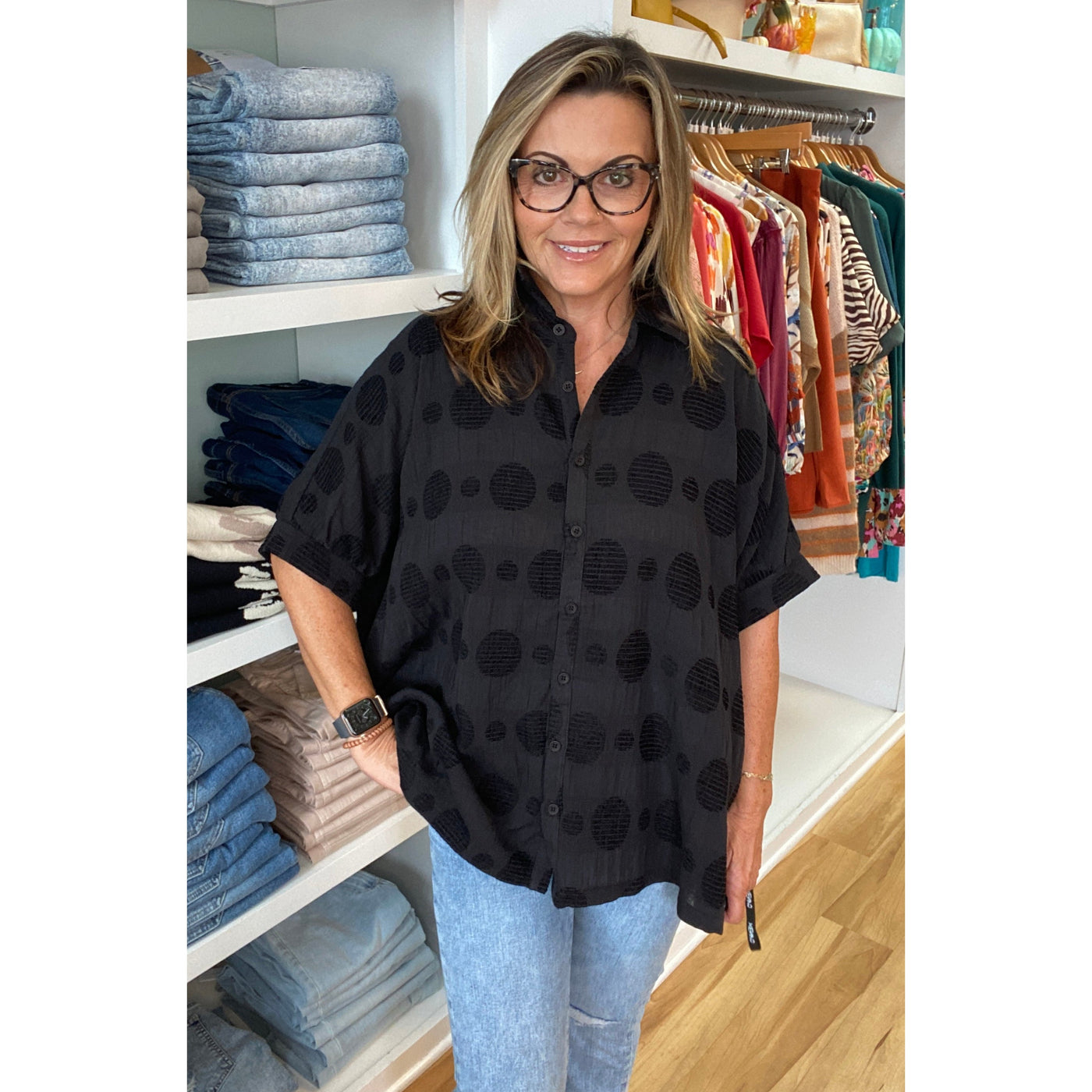 Mitzi Top Black