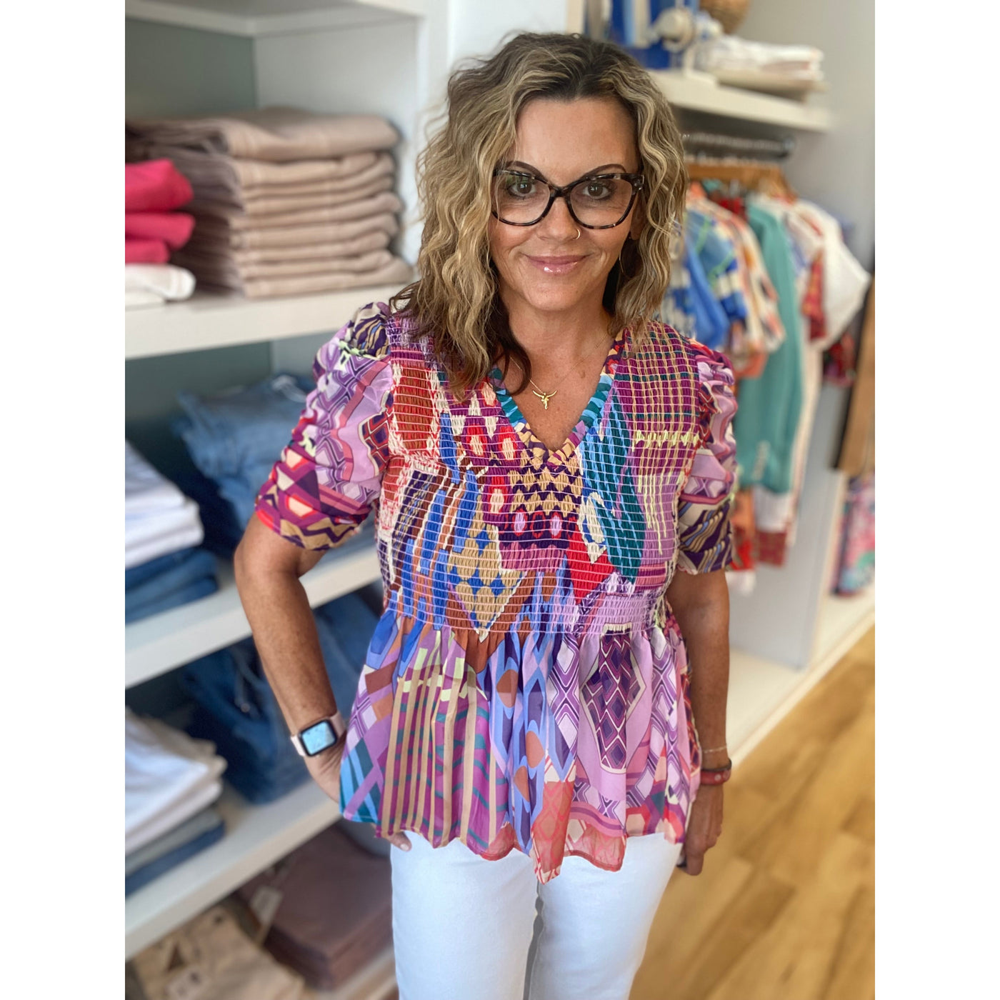 Lila Top