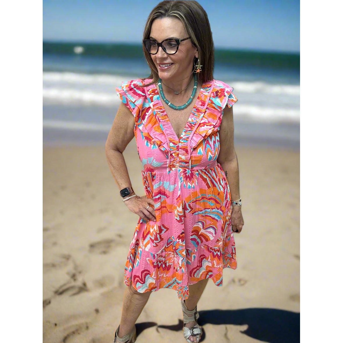 Hatley Zoe Dress - Blooming Palms