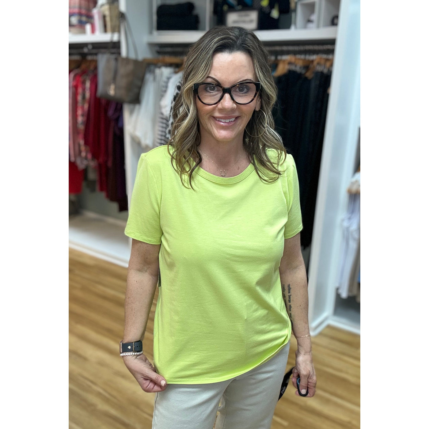 Finley Short Sleeve Knit Top - 2 Colors Available
