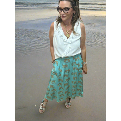 Jaguar Midi Skirt