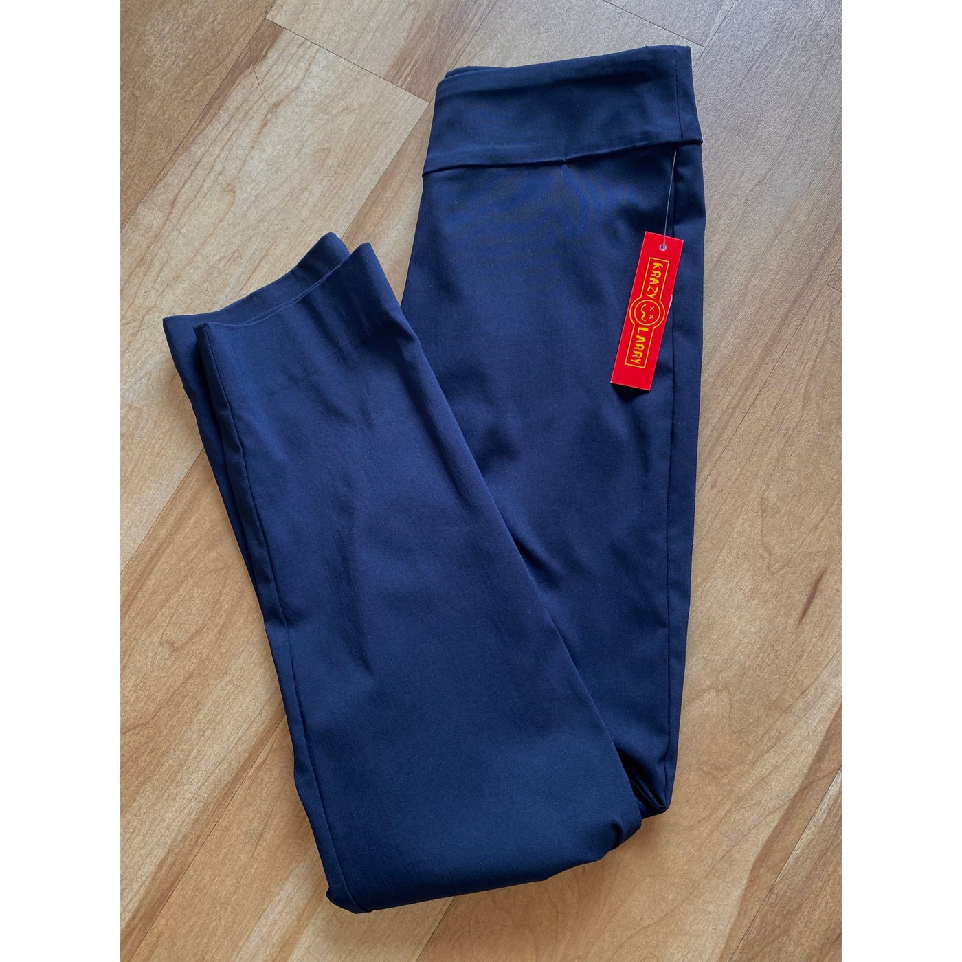 Krazy Larry Pull on Pants - Navy