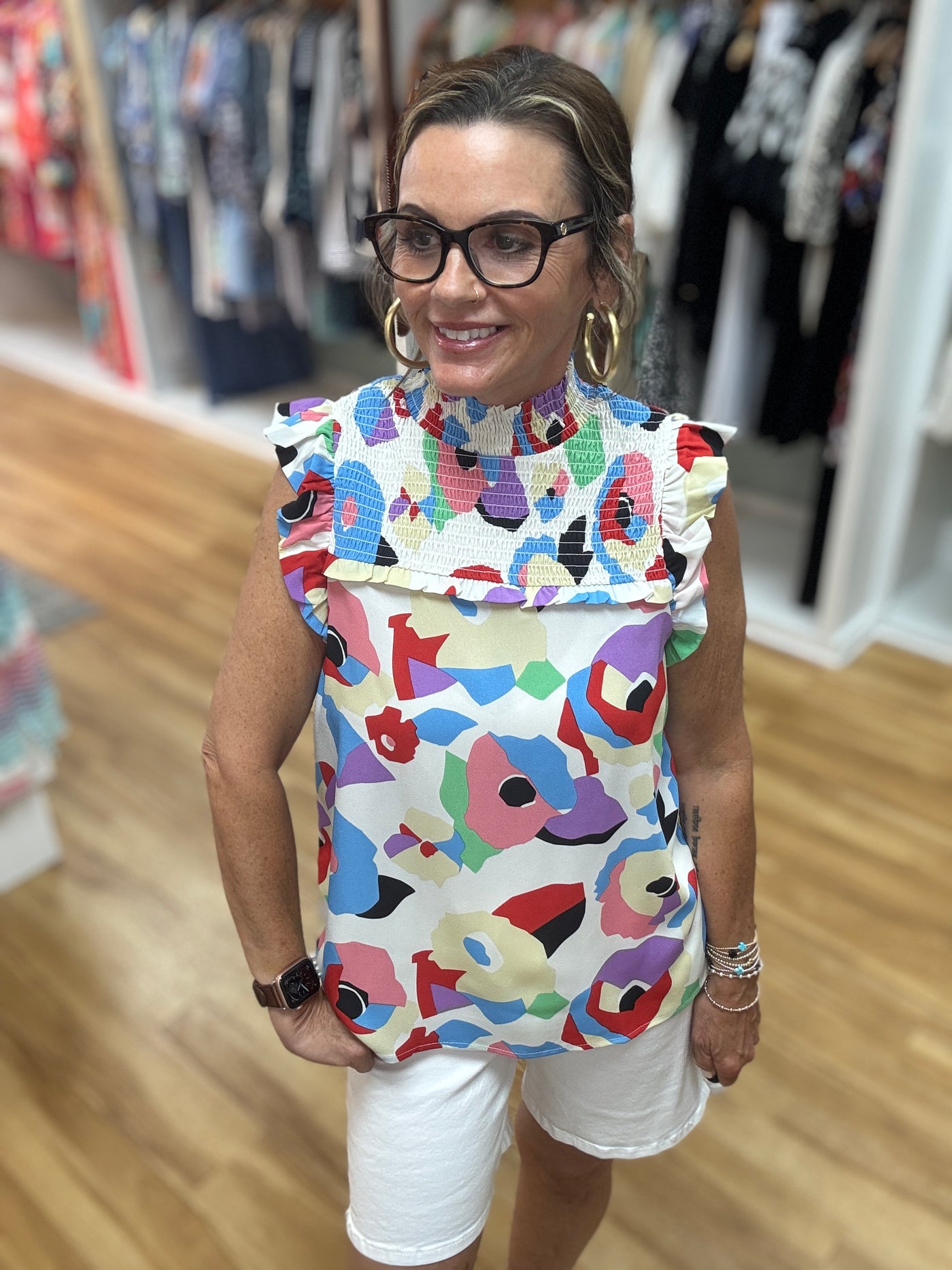 Flutter Sleeve Top