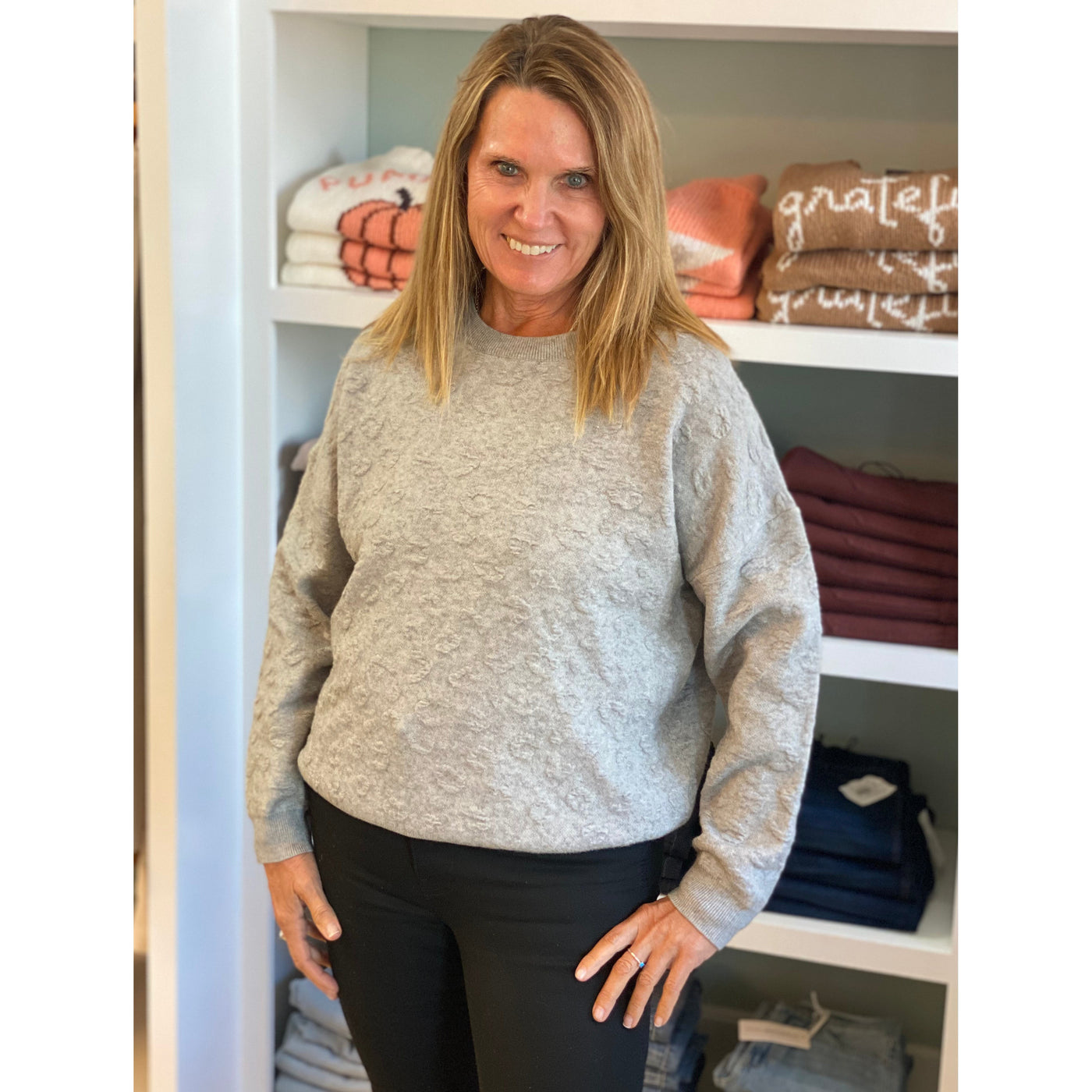 Kerisma Clyde Leo Sweater Heather Grey