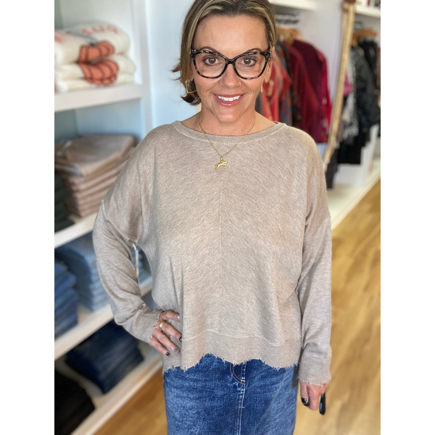 Kerisma Lawson Sweater Lt Taupe