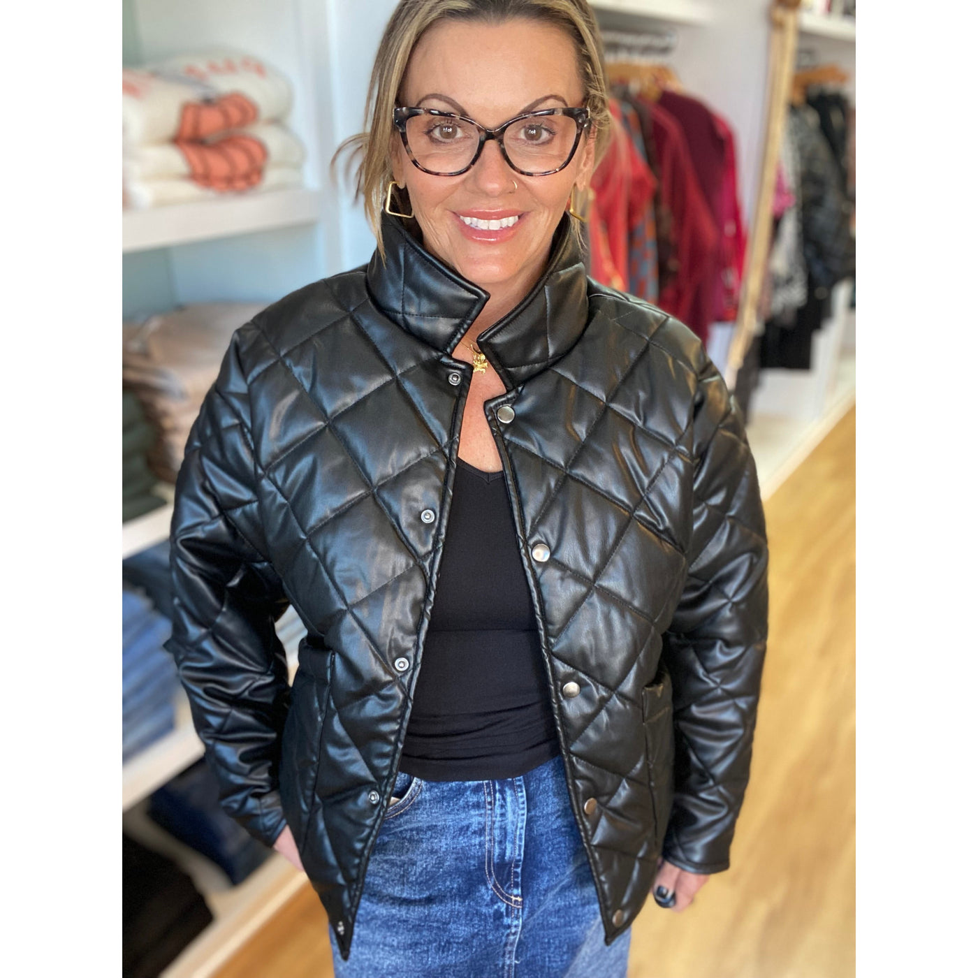Z Supply Heritage Faux Leather Jacket