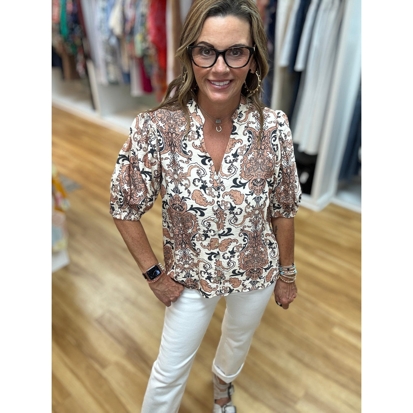 Paisley Perfection Top