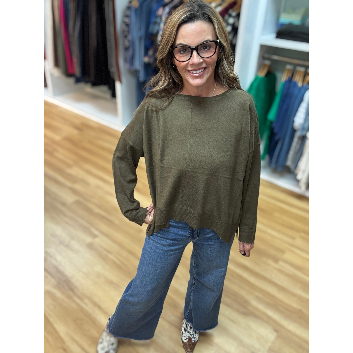 Kerisma Lawson Sweater - Army Olive
