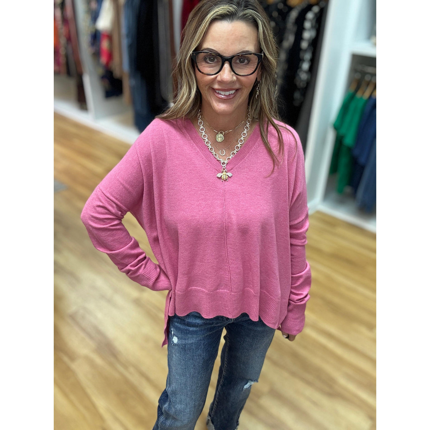 Kerisma Wagner Top - Mystic Rose
