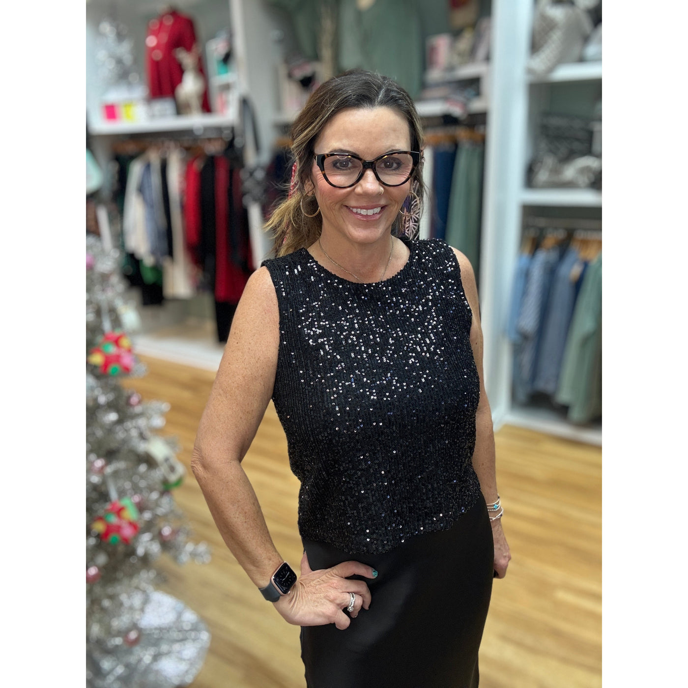 Z Supply Sloane Sequin Top