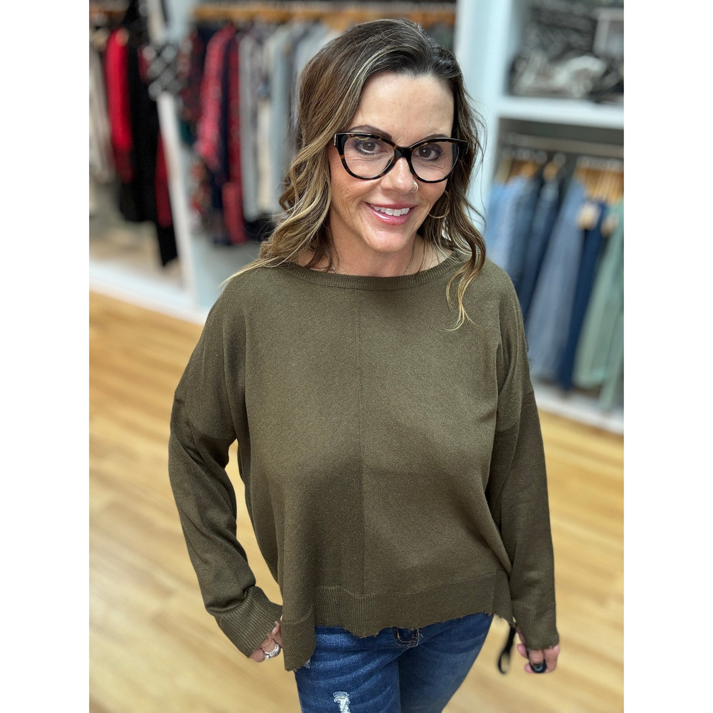 Kerisma Lawson Sweater - Army Olive