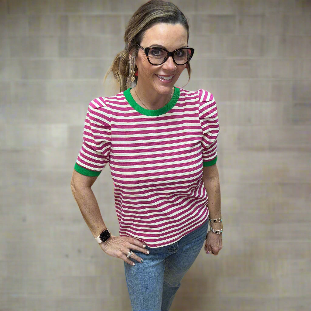 Pink Stripe Delight