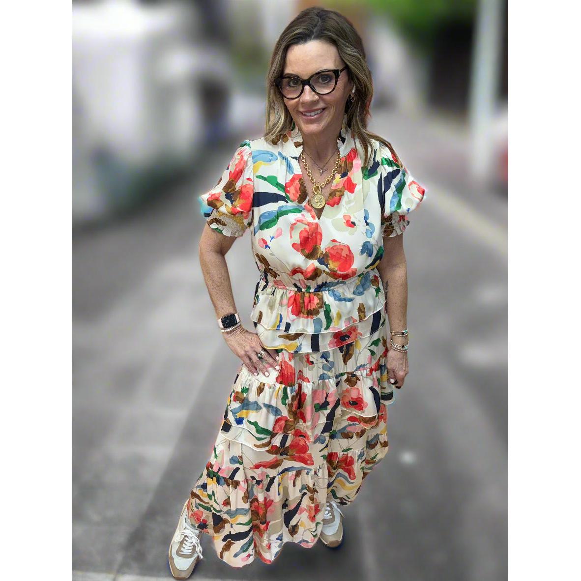 Garden Party Midi Dress