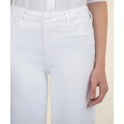 Kut Meg Wide Leg Jeans - Optic White