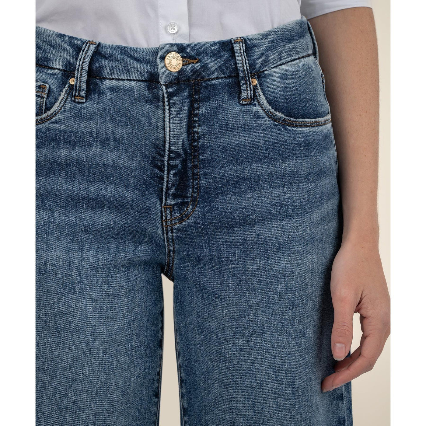 Kut Meg High Rise Jeans - Medium Wash
