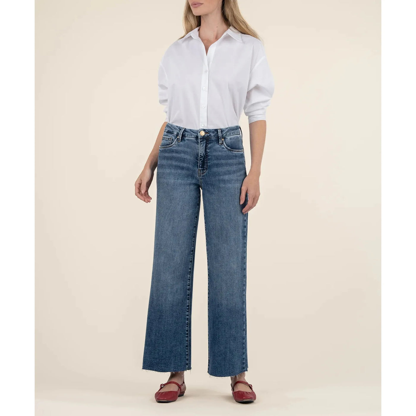 Kut Meg High Rise Jeans - Medium Wash