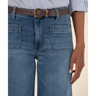 Kut Meg High Rise Wide Leg - Loyalty Wash