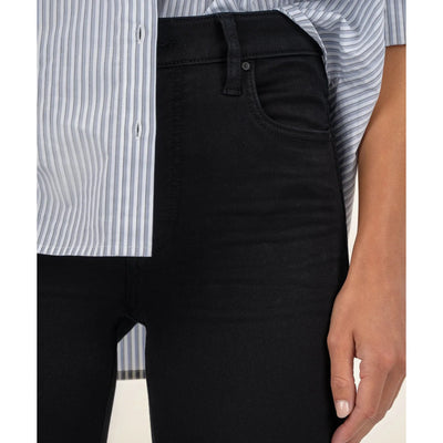 Kut Donna High Rise Ankle Jean - Black