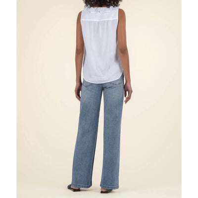 Kut Genessa Sleeveless Top - White