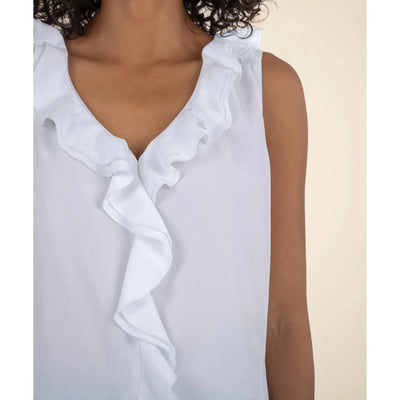 Kut Genessa Sleeveless Top - White