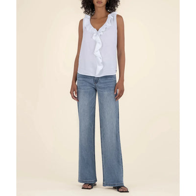 Kut Genessa Sleeveless Top - White
