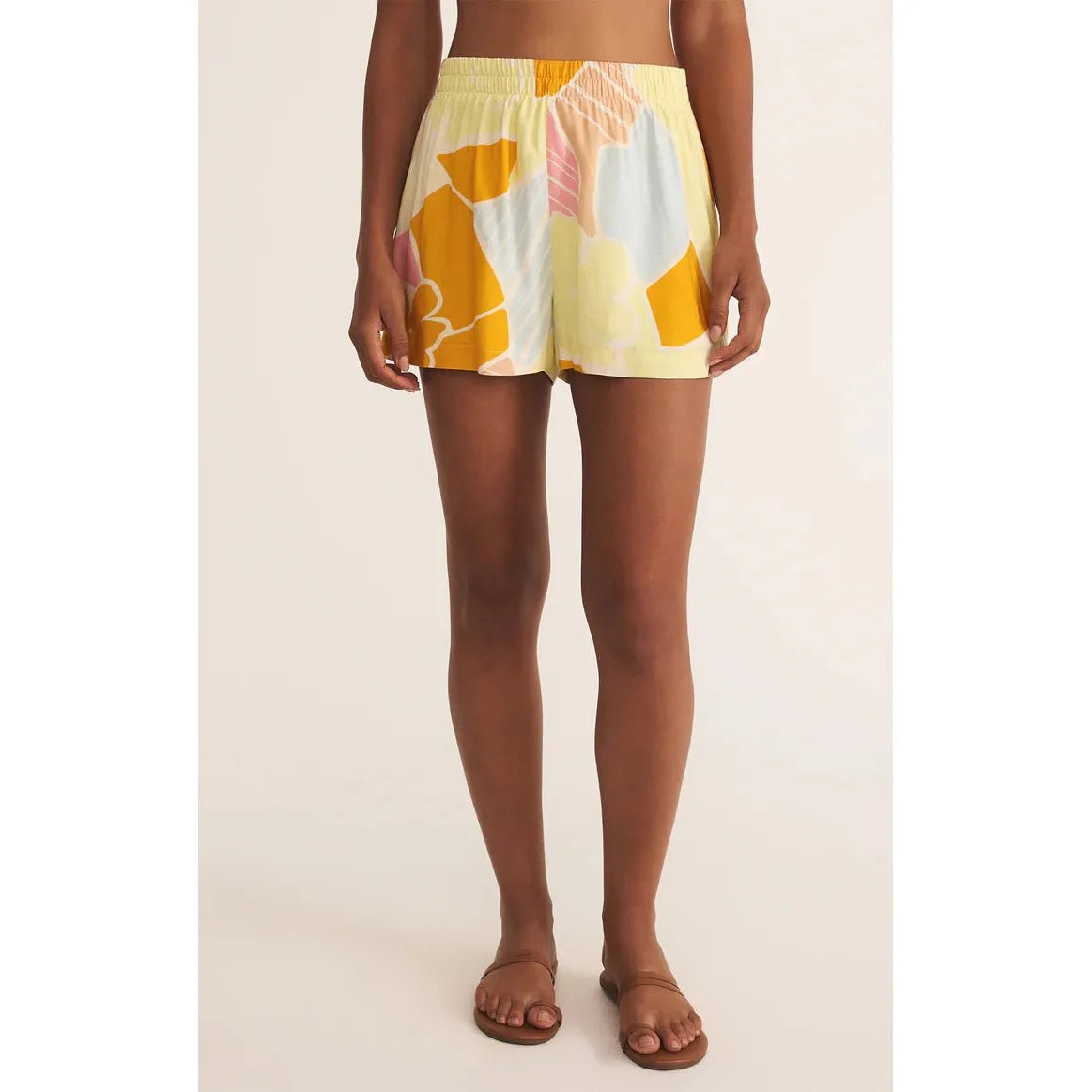 Z Supply Scout Riviera Shorts - Mellow Yellow