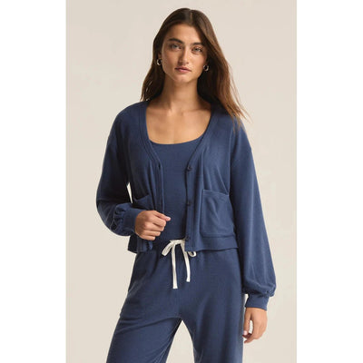 Z Supply Pocket Long Sleeve Top - Midnight