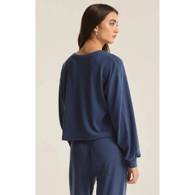 Z Supply Pocket Long Sleeve Top - Midnight