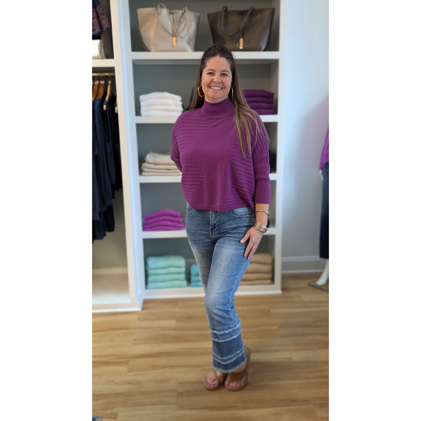 Kerisma AJA Sweater Grape Wine
