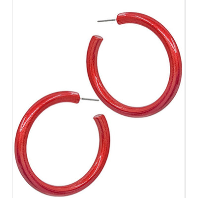 Metallic Coated Hoops 2 Colors Available