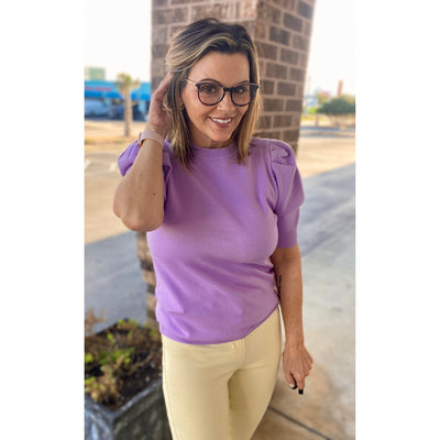 Carrie Short Sleeve Sweater - 3 Colors