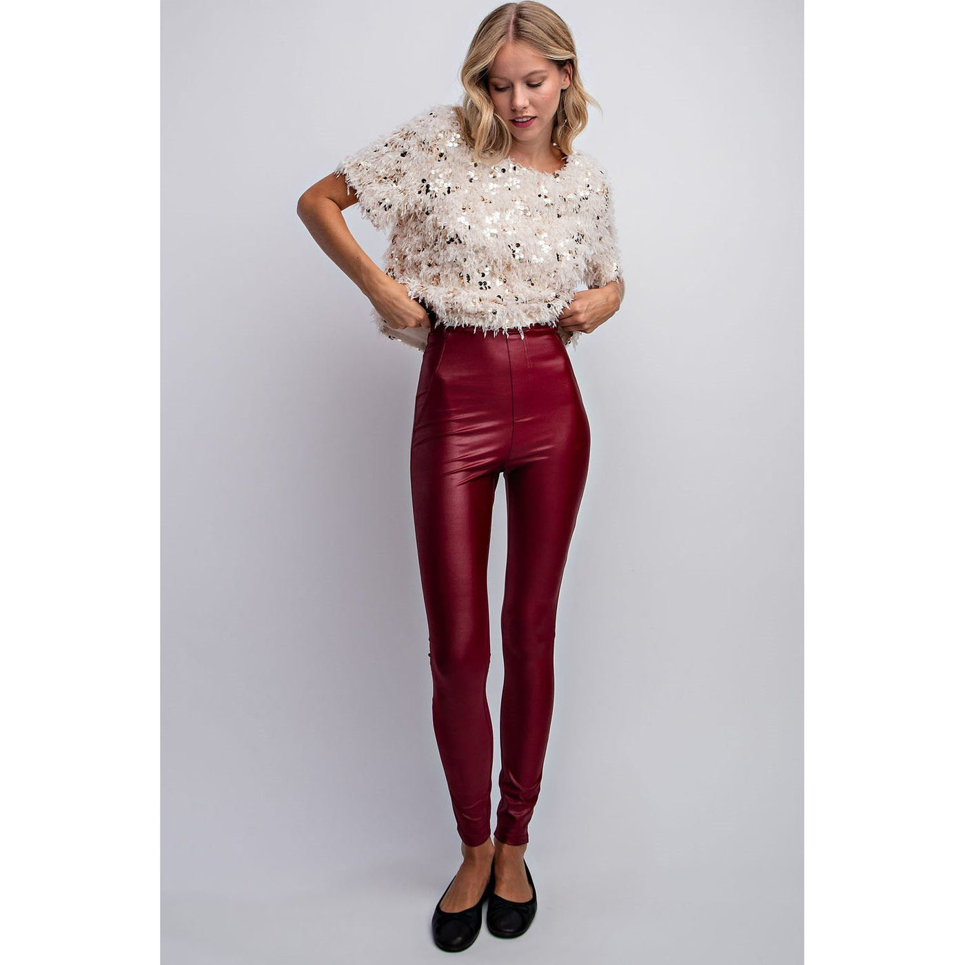 Marcie Faux Leather Pants