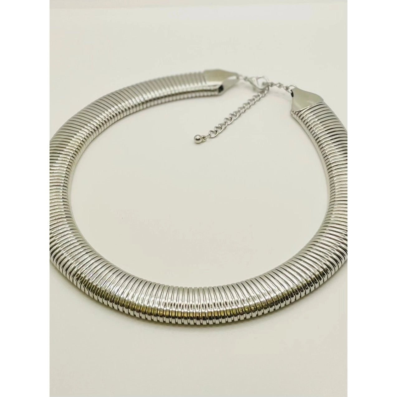 Omega Chain Necklace Silver