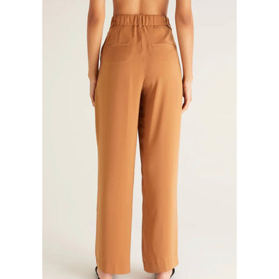 Z Supply Lucy Twill Pant - Available in Ecru & Camel Brown