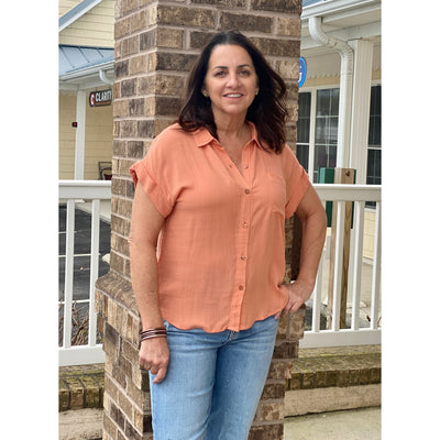 Isabel Button Down Shirt - Available in 2 Colors