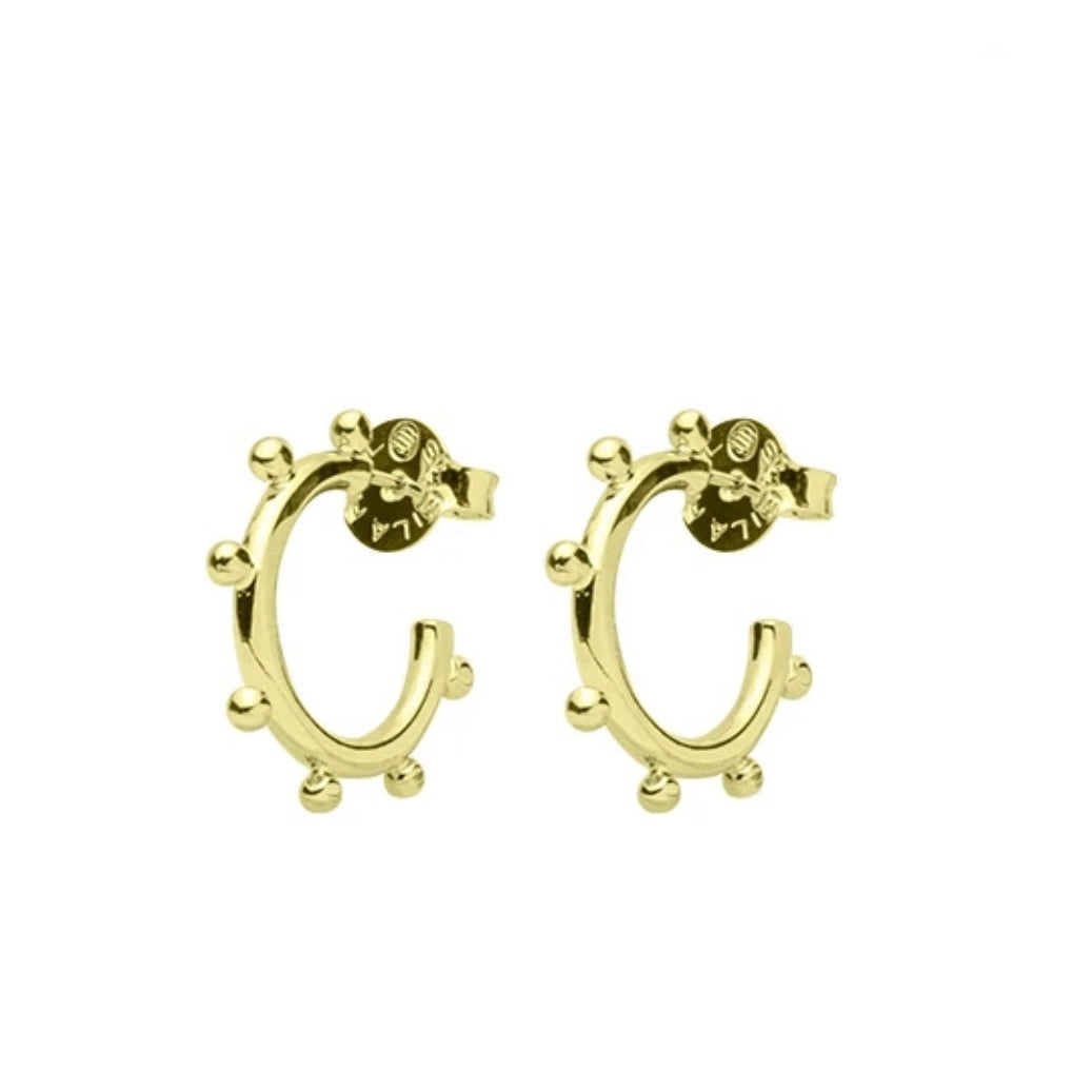 Sheila Fajl Petite Sweetie Pie Hug Hoops - Gold