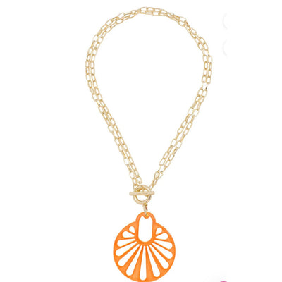 Fannie Pendant Necklace - Available in 6 Colors