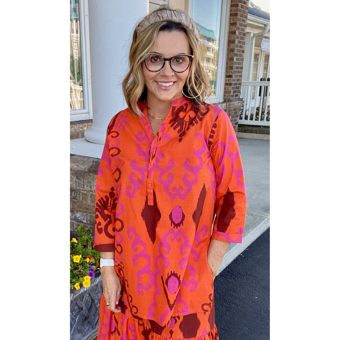 Maude Vivante Vivian Top Burnt Orange
