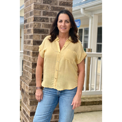 Isabel Button Down Shirt - Available in 2 Colors