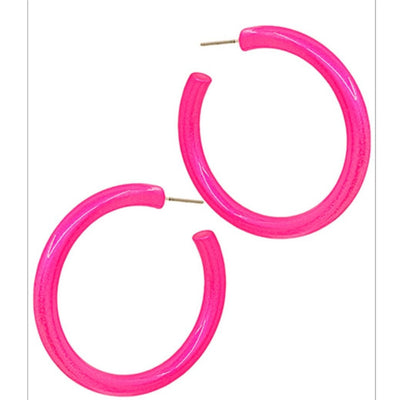 Metallic Coated Hoops 2 Colors Available