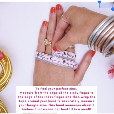 BuDaGirl Three Kings All Weather Bangles - Turquoise