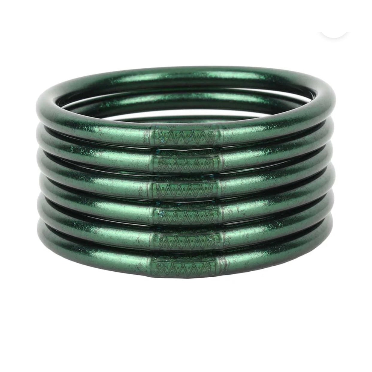 BuDhaGirl All Weather Bangles - Frond Set of 6